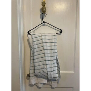 Broyhill Legacy Blue & White striped Shower Curtain